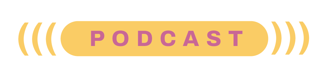 Imagem mostra a palavra Podcast escrito dentro de um bloco amarelo